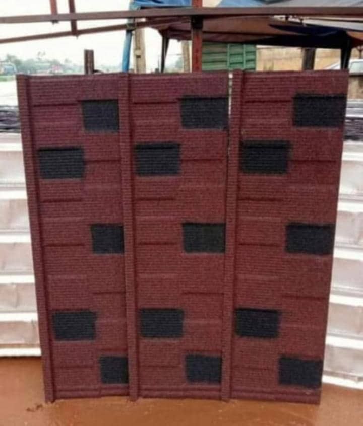 Premium Red Stone-Coated Tiles