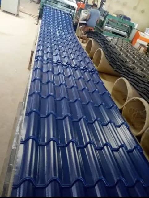 Deep-Blue Tile Roofing Profile