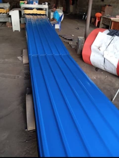 Blue Long-Span Roofing Sheet